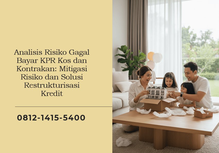 Analisis Risiko Gagal Bayar KPR Kos dan Kontrakan: Mitigasi Risiko dan Solusi Restrukturisasi Kredit