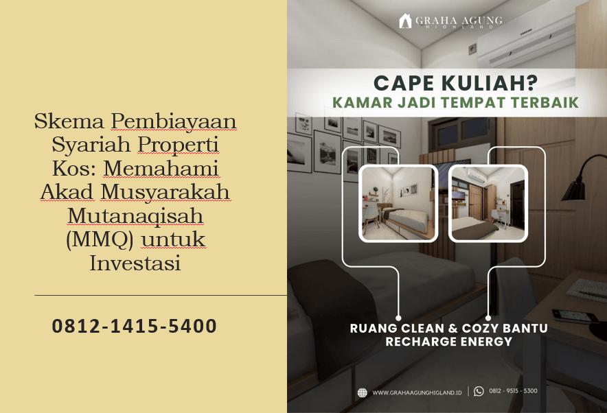 Skema Pembiayaan Syariah Properti Kos: Memahami Akad Musyarakah Mutanaqisah (MMQ) untuk Investasi