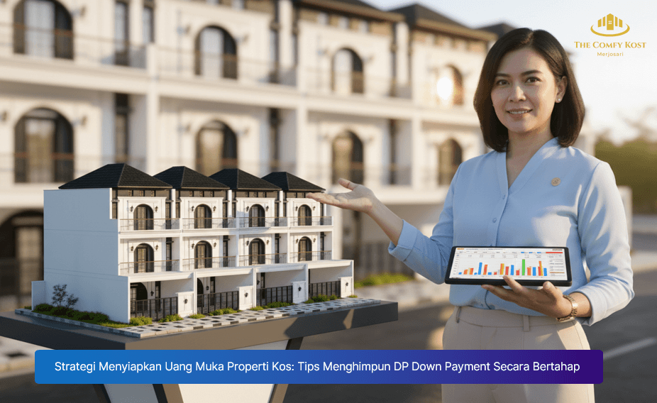 Strategi Menyiapkan Uang Muka Properti Kos: Tips Menghimpun DP Down Payment Secara Bertahap