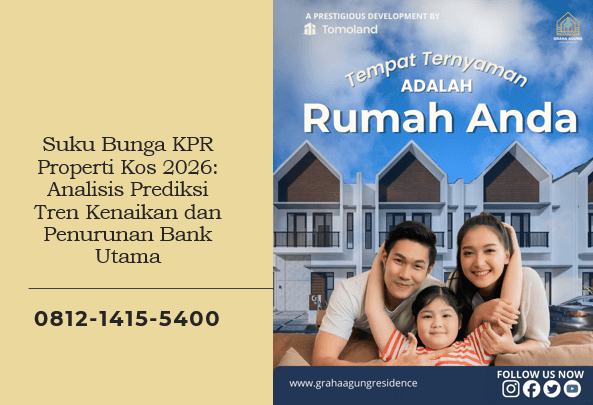 Suku Bunga KPR Properti Kos 2026: Analisis Prediksi Tren Kenaikan dan Penurunan Bank Utama