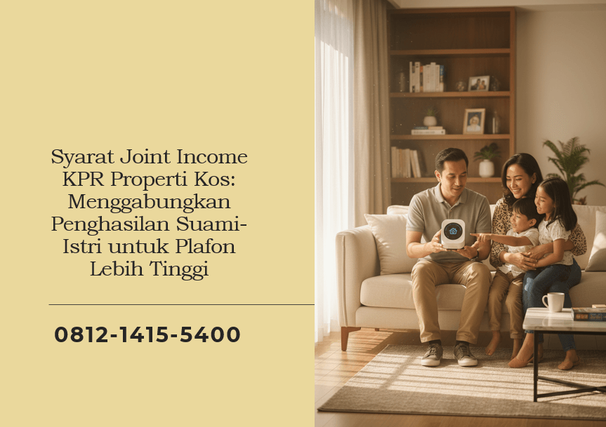Syarat Joint Income KPR Properti Kos: Menggabungkan Penghasilan Suami-Istri untuk Plafon Lebih Tinggi