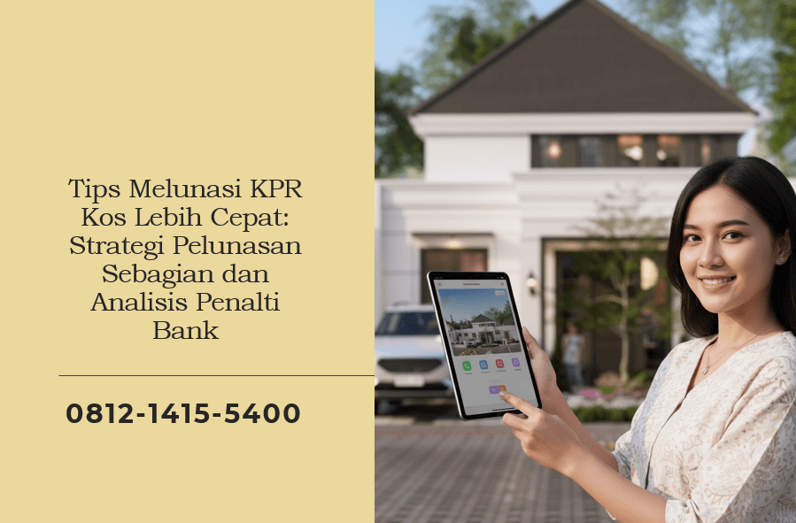 Tips Melunasi KPR Kos Lebih Cepat: Strategi Pelunasan Sebagian dan Analisis Penalti Bank