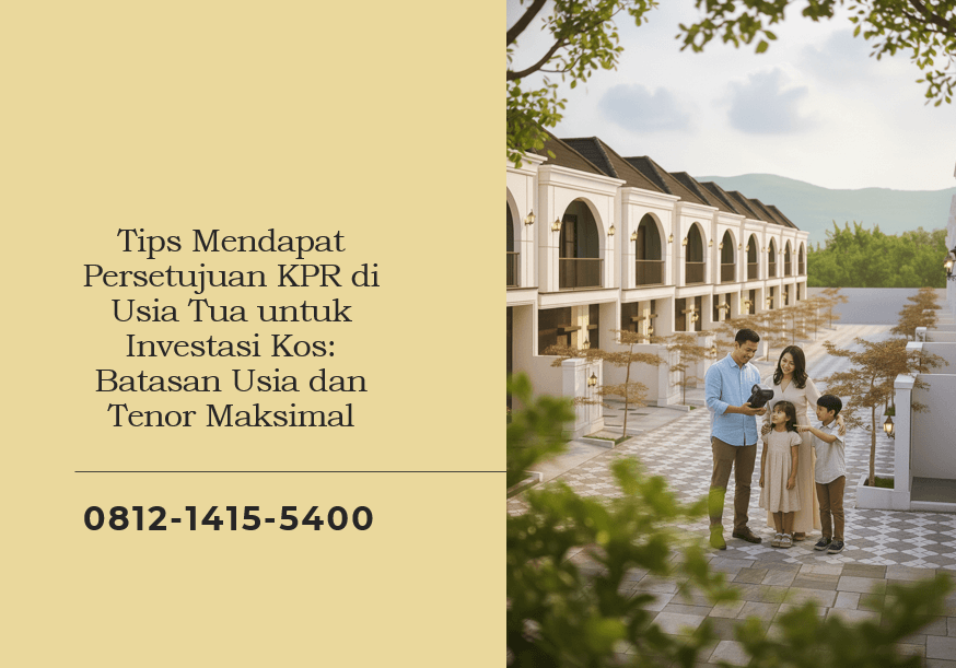 Tips Mendapat Persetujuan KPR di Usia Tua untuk Investasi Kos: Batasan Usia dan Tenor Maksimal
