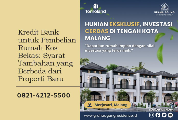 Kredit Bank untuk Pembelian Rumah Kos Bekas: Syarat Tambahan yang Berbeda dari Properti Baru