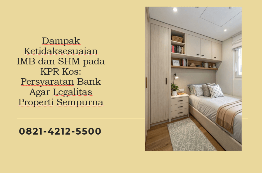Dampak Ketidaksesuaian IMB dan SHM pada KPR Kos: Persyaratan Bank Agar Legalitas Properti Sempurna