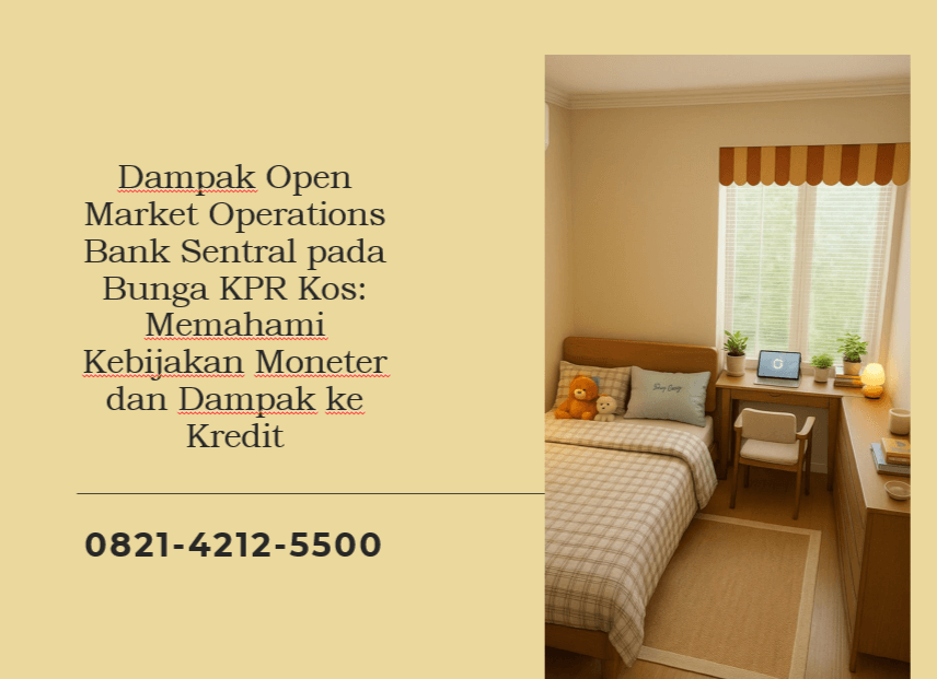 Dampak Open Market Operations Bank Sentral pada Bunga KPR Kos: Memahami Kebijakan Moneter dan Dampak ke Kredit