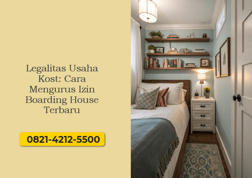 Legalitas Usaha Kost: Cara Mengurus Izin Boarding House Terbaru