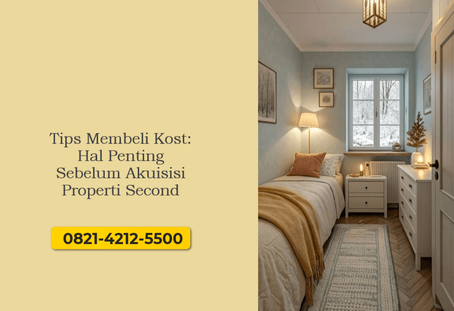 Tips Membeli Kost: Hal Penting Sebelum Akuisisi Properti Second