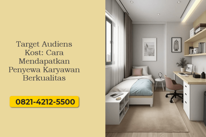 Target Audiens Kost: Cara Mendapatkan Penyewa Karyawan Berkualitas