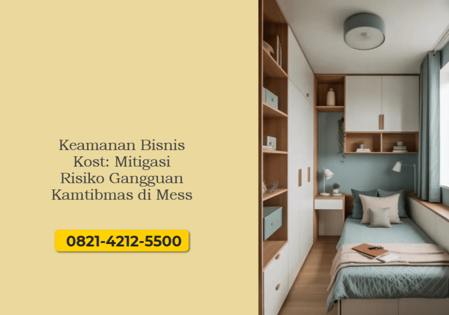 Keamanan Bisnis Kost: Mitigasi Risiko Gangguan Kamtibmas di Mess