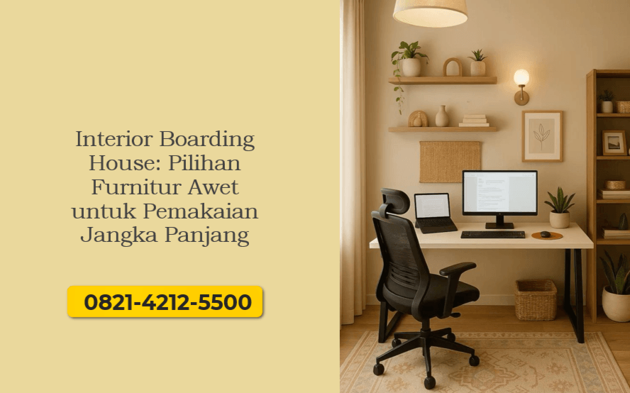 Interior Boarding House: Pilihan Furnitur Awet untuk Pemakaian Jangka Panjang