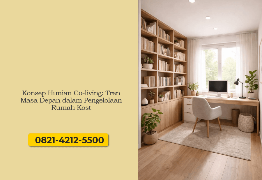 Konsep Hunian Co-living: Tren Masa Depan dalam Pengelolaan Rumah Kost
