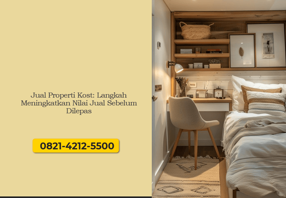Jual Properti Kost: Langkah Meningkatkan Nilai Jual Sebelum Dilepas