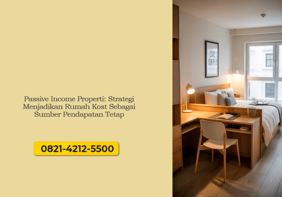 Passive Income Properti Rumah Kost: Strategi Menjadikan Rumah Kost Sebagai Sumber Pendapatan Tetap