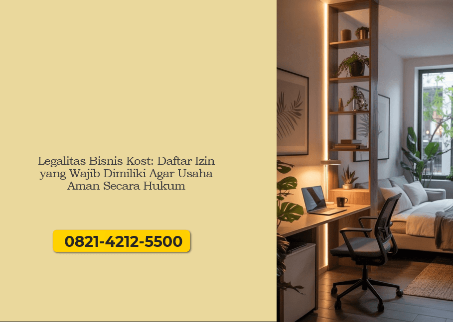 Legalitas Bisnis Kost Premium: Daftar Izin yang Wajib Dimiliki Agar Usaha Aman Secara Hukum