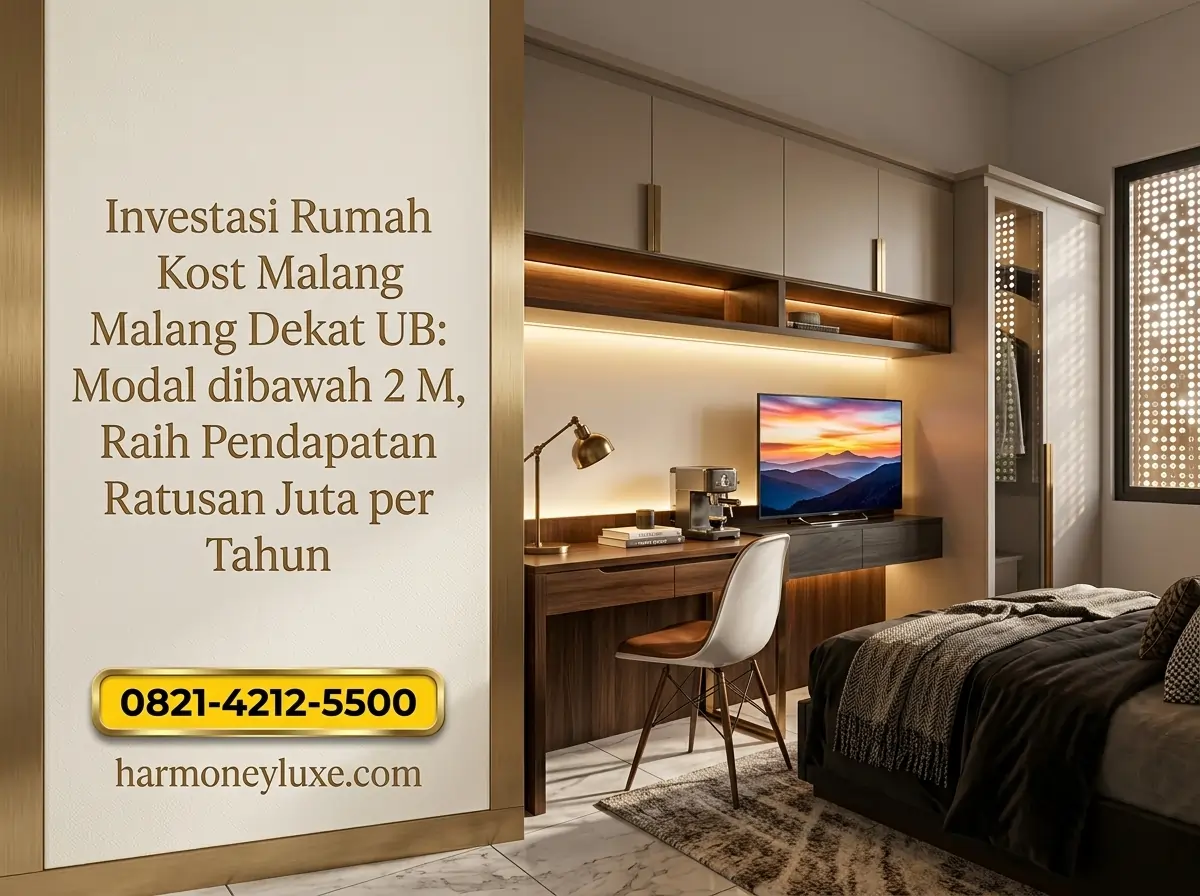 Investasi Rumah Kost Malang Dekat UB: Modal dibawah 2 M, Raih Pendapatan Ratusan Juta per Tahun