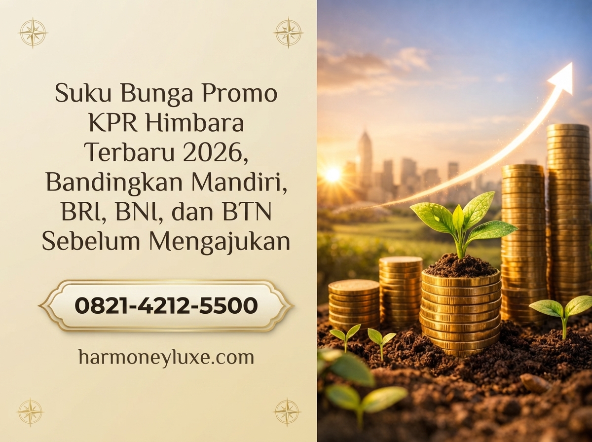 Suku Bunga Promo KPR Himbara Terbaru 2026, Bandingkan Mandiri, BRI, BNI, dan BTN Sebelum Mengajukan
